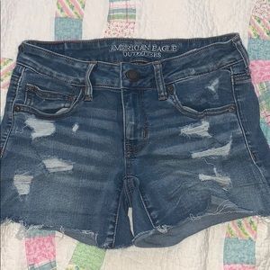 American eagle jean shorts